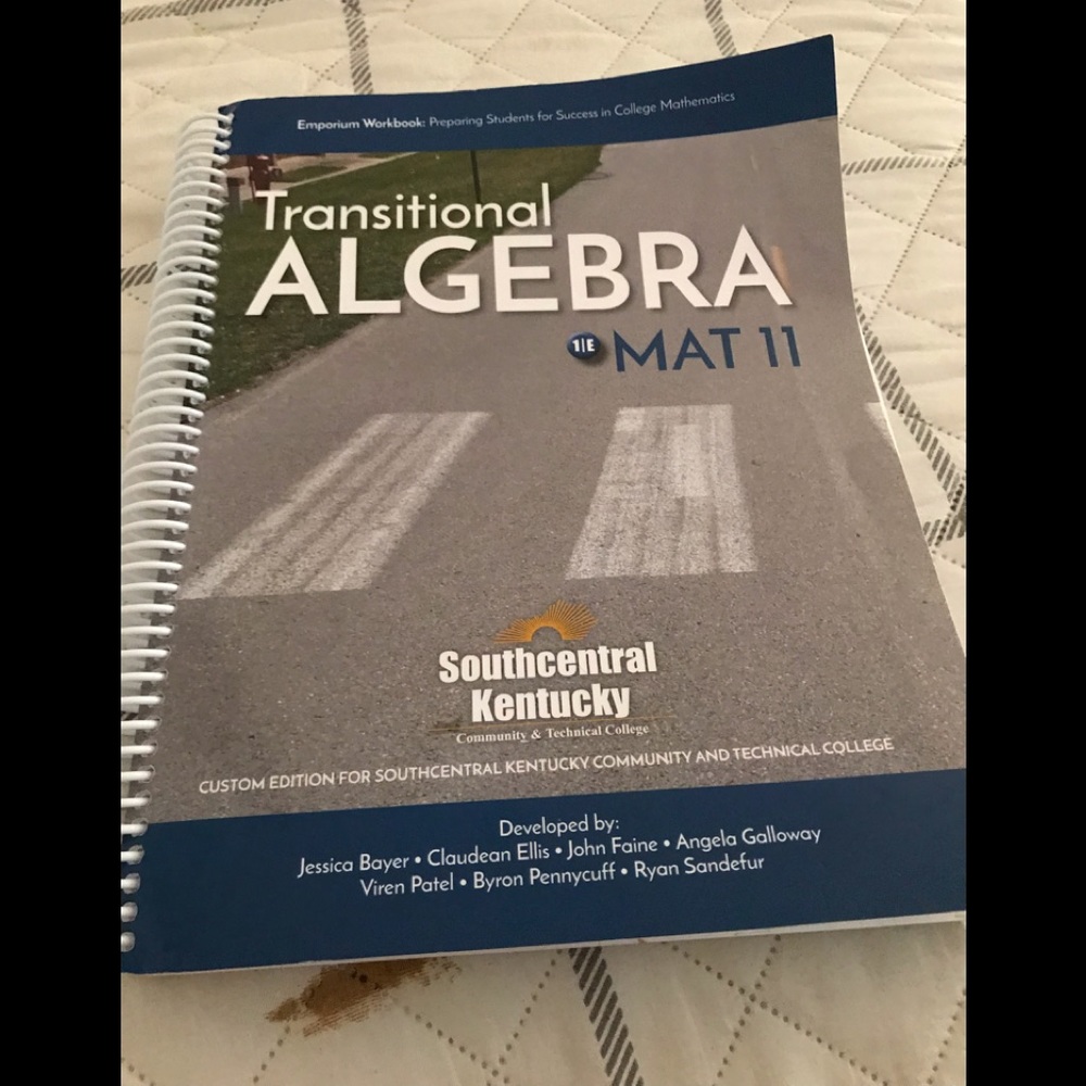 Transitional algebra math 11